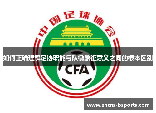 如何正确理解足协职能与队徽象征意义之间的根本区别